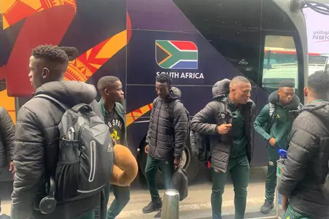 للمشاركة في كأس أفريقيا تحت 20 سنة.. وصول جنوب أفريقيا للشباب للقاهرة 